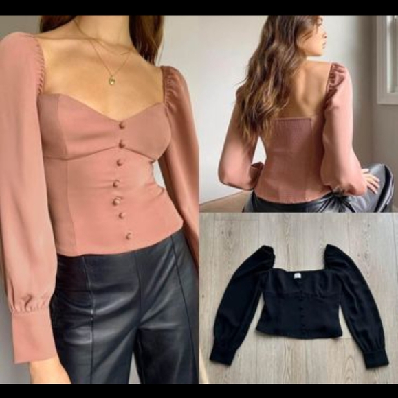 New Wilfred Tulum Long Blouse Sz L - Picture 1 of 15